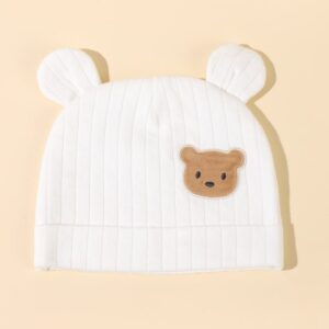 1pc Baby Bear Design Beanie