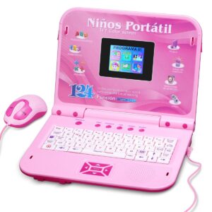 HAIOUMM Bilingual and Educational Laptop Spanish/English,
